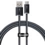 BASEUS Dynamic Series USB - USB-C Cable 100W, 1m - Slate Gray