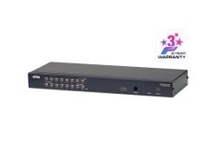 ATEN 16 port RJ45 KVM Support PS/2