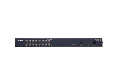 ATEN KVM-switch,  1 konsol styr 16 datorer, 19" 1U, Ethernetkabel (KH1516A-AX-G)