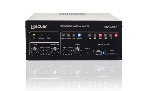 ECLER HMA120 | media mixer | 1x120W 4Î© or 70V/100V | MixerfÃ¶rstÃ¤rkare (CHMA120)