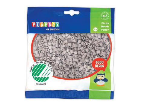 PLAYBOX Perler PLAYBOX grå (6 000) (2456293)