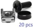 LANVIEW M6 CAGE NUT SET AND MOUNTING