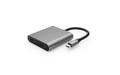 Elivi USB C Til Dual HDMI 2 x HDMI, Space Grey