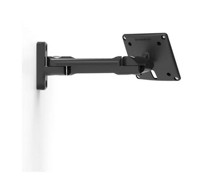 COMPULOCKS Galaxy Tab A8 10.5" Space Enclosure Swing Wall Mount - Monteringssats (hölje, vridbar arm) - svängarm - för surfplatta - låsbar - höggradig aluminium - svart - skärmstorlek: 10.5" - väggmonterbar,  bän (827B105GA8SB)