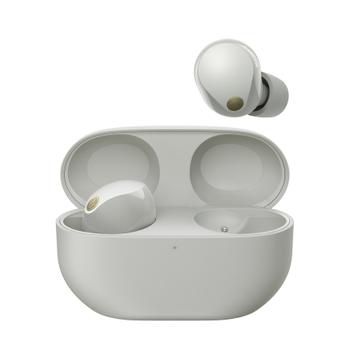 SONY WF-1000XM5 trådløse ørepropper,  In-Ear (grå) HD Noise cancelling,  24t batteritid,  trådløs lading, DSEE Extreme, Fast pair (WF1000XM5S.CE7)