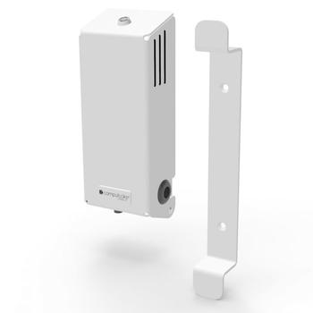 COMPULOCKS Rolling Stand Lockable Utility Box & Cord Management Cleat - Monteringskomponent (strömförsörjningsfäste) - låsbar - vit - monterbar på vagn - för iPad 10.2-inch,  Maclocks Rise Freedom Enclosed Rollin (RF02SPBW)