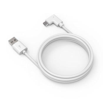 COMPULOCKS 6FTUSB-A TO 90-DEGREE USB-C CABLE WHITE CABL (6FT90DUSBCW)