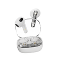 STREETZ T150 TWS earphones, Transparent White