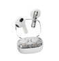 STREETZ T150 TWS earphones, Transparent White