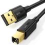 UGREEN USB-A to USB-B Printer Cable 1m - Black