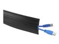 MULTIBRACKETS M Floor Cable Cover PVC Black 10m (7350105216138)