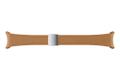 SAMSUNG D-Buckle Hybrid Leather Band Slim (camel) Slim størrelse, passer til Watch4 / Watch5 / Watch6