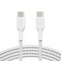 BELKIN USB-C to USB-C Braided PVC 2m Twin Pack (CAB004BT2MWH2PK)