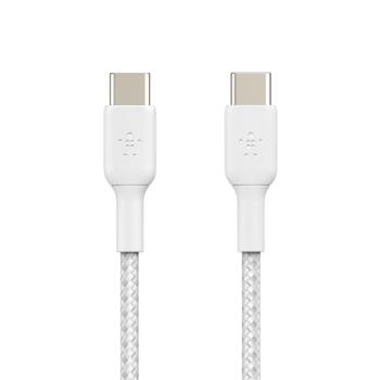 BELKIN USB-C to USB-C Braided PVC 2m Twin Pack (CAB004BT2MWH2PK)
