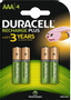 DURACELL Aaa (4Pcs) Rechargeable 