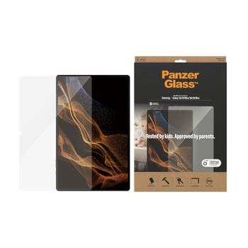 PanzerGlass Galaxy Tab S8 Ultra Skjermbeskytter Herdet glass, antibakteriell,  heldekkende (7289)