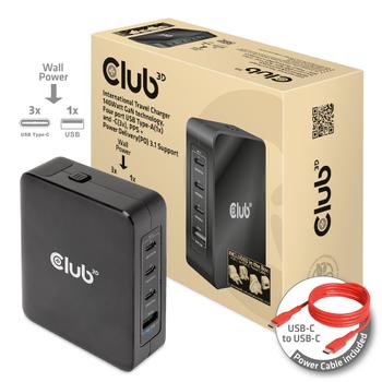 CLUB 3D International Travel Charger (CAC-1917)
