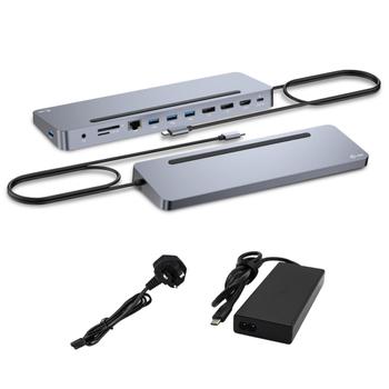 I-TEC USB-C ERGO DOCK + CHARGER 3X LCD +CHARGER 100W (BUNDLE) UK ACCS (C31FLAT2PDPRO100WUK)