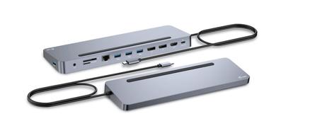 I-TEC dokkingstasjon - USB-C / USB4 / Thunderbolt 3 / Thunderbolt 4 - 11-slot - HDMI, 2 x DP - 1GbE (C31FLAT2PDPRO)