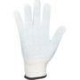 ABENA Tekstil handske, ABENA, 11, hvid, bomuld/polyester/PVC, med knopper
