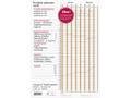 Mayland Projektplanner falset t/A4 2026 80x29,7cm brun 26 1050 00