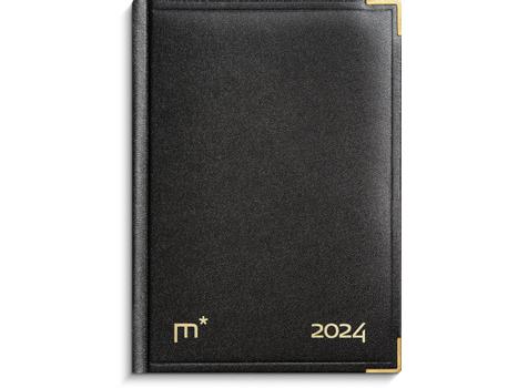 Mayland Kalenderårbog helbind sort 11, 7x17, 1cm 1 dag/side 24 1900 00 (24190000)