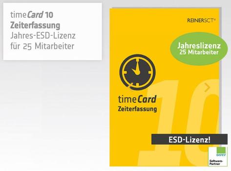 REINER SCT timeCard-Jahreslizenz 50 Mitarbeiter - ESD (2749651-303)
