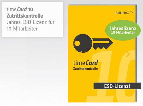 REINER SCT timeCard ZuKo Jahreslizenz 25 MA (2749601-482)