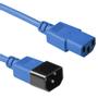 MICROCONNECT Blue power cable C14F to