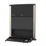 ERGOTRON n CareFit - Wall-mounted workstation - matte black