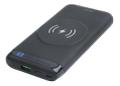 DELTACO Power bank 10 000 mAh, wireless, 1x USB-A, 1x USB-C PD, mag.