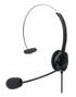 MANHATTAN MH Over-Ear Mono USB Headset, Bag