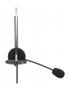 MANHATTAN MH Over-Ear Mono USB Headset, Bag (180498)
