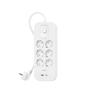 BELKIN SURGE 6OT 650J 18W USB A+C