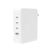 Belkin BoostCharge Pro strømadapter - GaN-teknologi - USB, 3 x USB-C - 140 watt