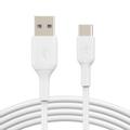 BELKIN USB-A to USB-C PVC White 1m Twin Pack