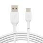 BELKIN USB-A to USB-C PVC White 1m Twin Pack