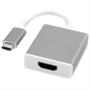 ROLINE Cableadapter USB3.1 C-HDMI. M/F. Aluminium