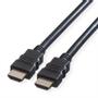 ROLINE green HDMI High Speed Kabel, Han - Han, Sor, t, 1m