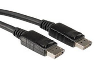 ROLINE DisplayPort Cable DP-DP. M/M. Black. 2.0m (11.04.5602)