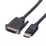 ROLINE Displayport Cable, Dp-Dvi 