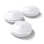 TP-LINK DECO M5 - Wi-Fi system - up to 4,500 sq.ft - mesh - GigE - 802.11a/ b/ g/ n/ ac,  Bluetooth 4.2 - Dual Band (pack of 3)