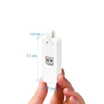 TP-Link UE200 - nettverksadapter - USB 2.0 - 10/100 Ethernet (UE200)
