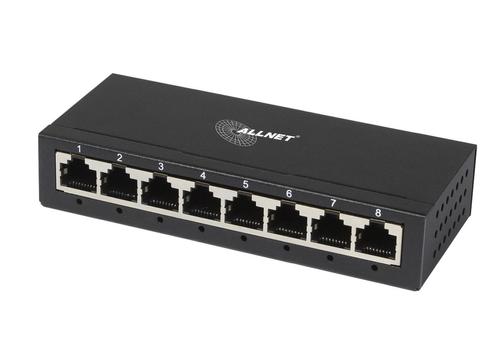 ALLNET Switch unmanaged Layer2 8 Port • 8x 1GbE • Fanless • ALL-SG8008 (ALL-SG8008)
