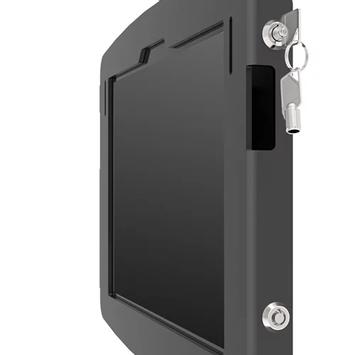 COMPULOCKS Galaxy Tab A7 Lite Space Enclosure Core Counter Stand or Wall Mount innhegning - for nettbrett - fast 45 grader - svart (111B870GA7SB)