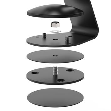 COMPULOCKS Swivel Base for Core Stand svivel - svart (SWBB)