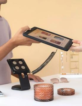 COMPULOCKS Universal Tablet Magnetic Core Counter Stand or Wall Mount monteringssett - 45° synsvinkel - for nettbrett - universal - svart (111BVHBMM01)