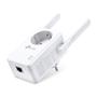 TP-LINK 300Mbps WLAN-N Wall Plugged Range Extender with Pass Through Atheros 2T2R 2.4GHz 802.11n/ g/ b Power on/off Repeater Button (TL-WA860RE)