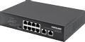 INTELLINET INT Network PoE+ Switch, 8-Port, Gigabit, 2G Uplink Unmanage
