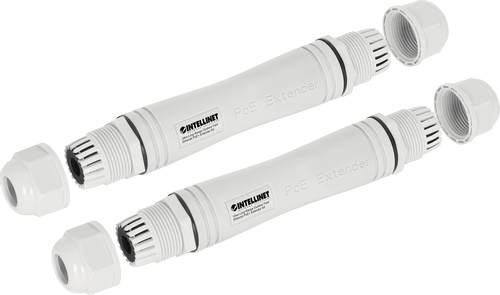 INTELLINET INT Ultra Long Range Outdoor Fast Ethernet PoE+ Extender Set (561952)